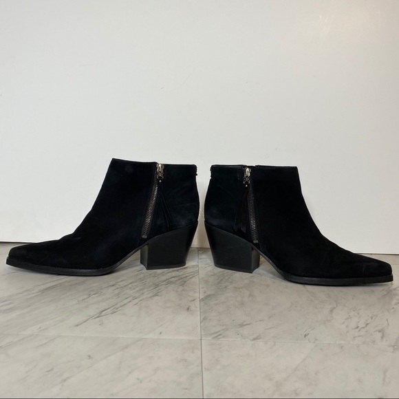 Sam Edelman Walden Black Suede Bootie 9M - Picture 7 of 14